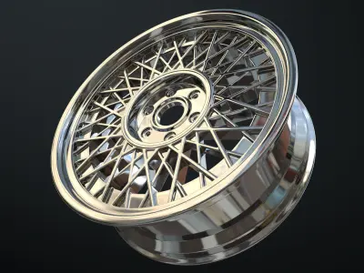 Car Rim 3D model by freealexluckyguy - PBR