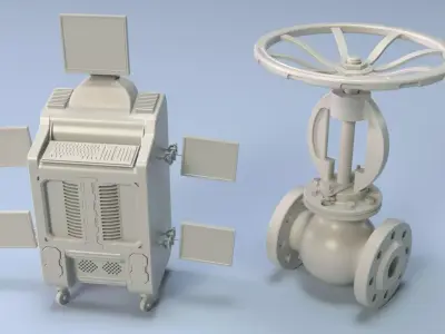 Industrial Units Collection 4 - 29 pieces 3D model