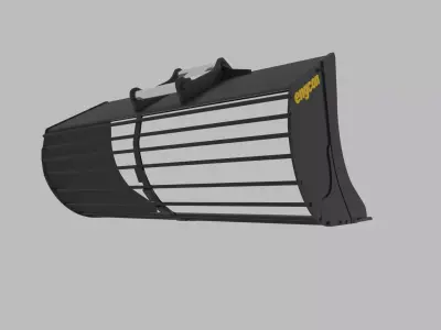 Engcon Riffle Bucket Low-poly 3D model