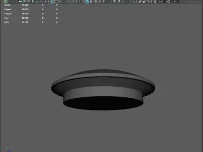 Infrared remote control 3D model