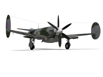 BoultonPaul P100 3D model