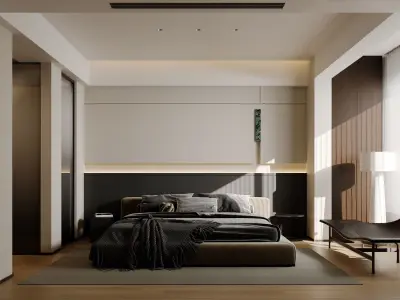 Bedroom interior scenes 3D model purchase