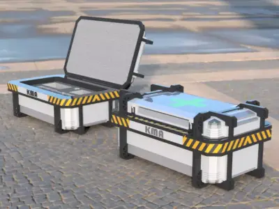 call of duty supply boxes  3D model