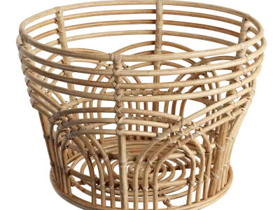  Wicker Rattan Basket Model 
