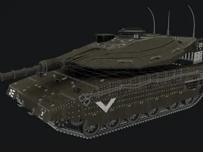 Merkava IV Tank PBR 3D model