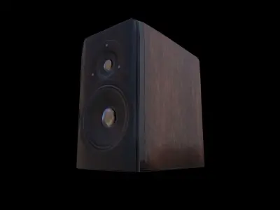 Audio Speaker Game ready model UE4 Free low-poly 3D model