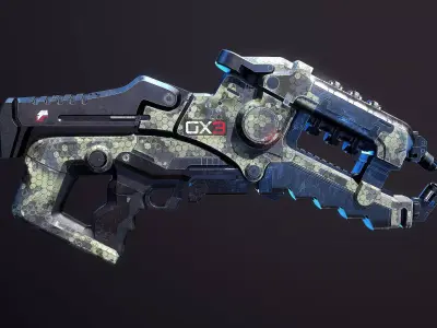 Arc Projector Mass Effect 3D model