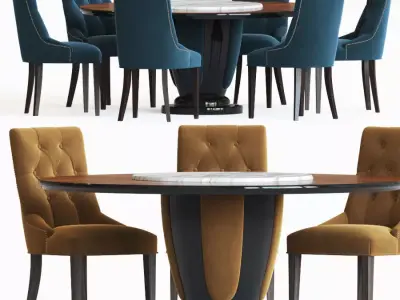 Dining Set 81 3D model