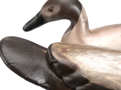 Antique Wooden Hunting Decoys PBR 3D model