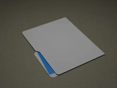 Blueprint Folder Free low-poly 3D model