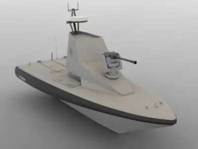 Protector USV Model 3D model