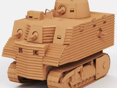 Bob Semple tank 3D print model
