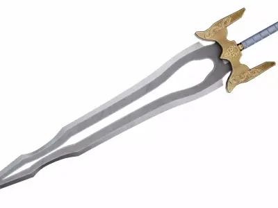 Sword 23 Low-poly 3D model