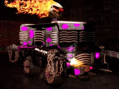 DARKTOOTH TWISTED METAL 3D model
