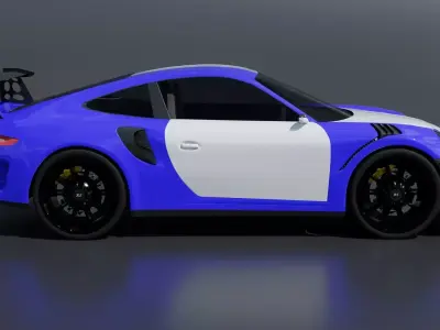 Porsche 911 GT3 RS 2019 3D model  3D model