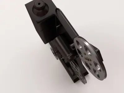 Film Projector 3D model