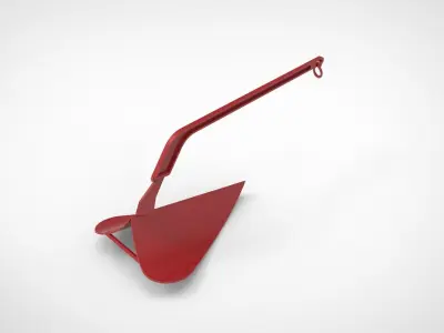 Plow Anchor 3D model