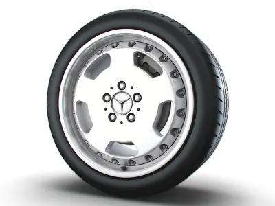 Mercedes Benz AMG Aero II Wheel 3D model