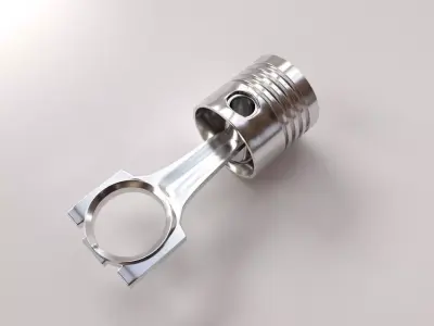 Piston engine 3D model