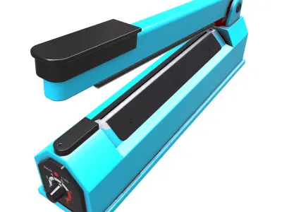 Plastic Bag Sealer Low Poly Low-poly 3D model