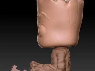 Groot phone holder - guardians of the galaxy 3D print model