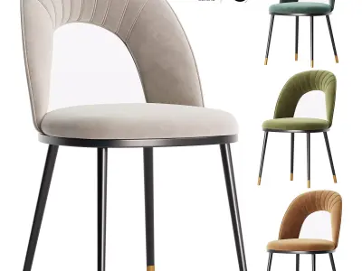 Hoff Soho dining chair set 3D model