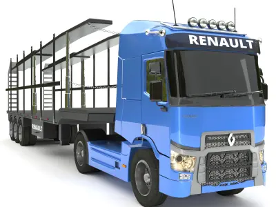 Renault truck 3D model from CGTrader