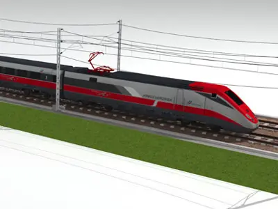 ETR500 Frecciarossa 3D model