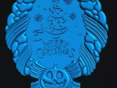 twisted wonderland  TNBC part 2 Christmas badge  Free 3D print model