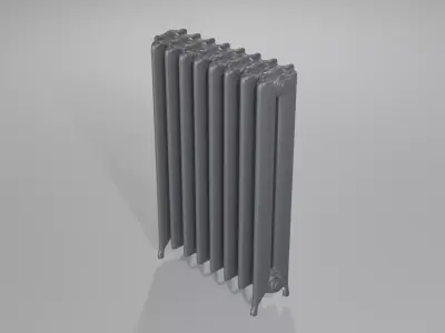 Epoca Cast Iron Radiator 2C8 3D model