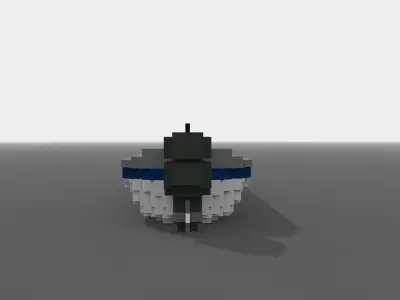Ship Voxel 3D model