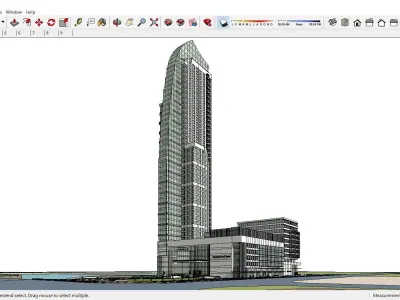 Sketchup Hotel G9 3D model