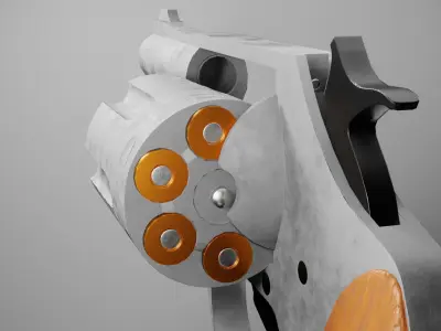Undercover 32 Revolver Free low-poly 3D model