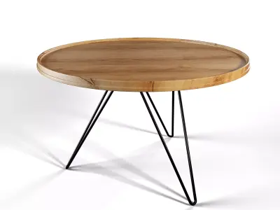 Circle Table 3D model