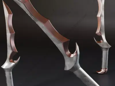 Mk Basemesh Dagger 035 Free 3D model