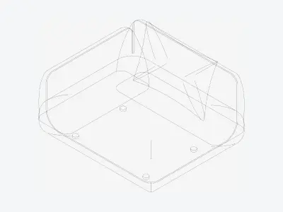 Chair - Sofa - Contemporary - Jack - Armrest Left Low-poly 3D model
