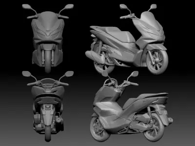 honda pcx 3D print model