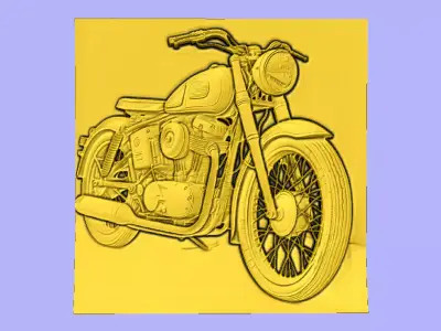 MOTO ANTIGA  3D model