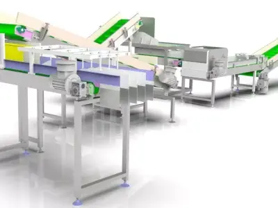 The 3D model of the Medicine Reel Diverting Conveyor Assembly 3D model