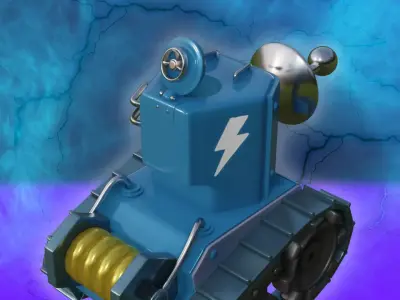 CARTOON TANK 3D model