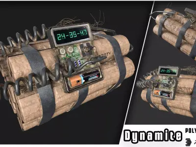 Dynamite 19 3D model