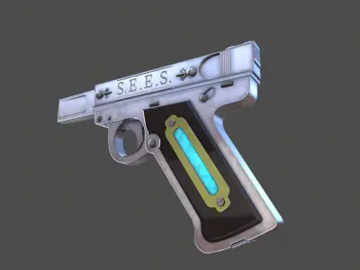 Persona 3 Evoker  Low-poly 3D model