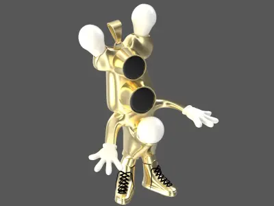  Cartoon Bulb Holder v1 Pendant 