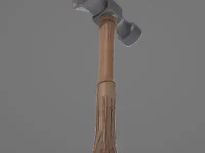 Realistic Hammer - High-Quality 3D Model 3D model