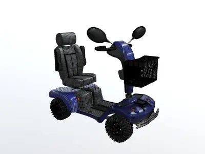 Electric Mobility Scooter 3D model