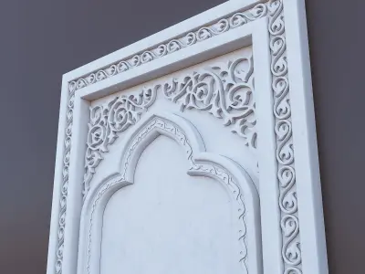 ornamental Islamic arch - So5  3D model