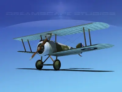 Sopwith Camel 3D model V4