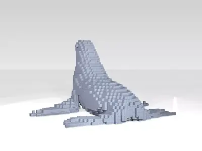 Seal Voxel 3D model