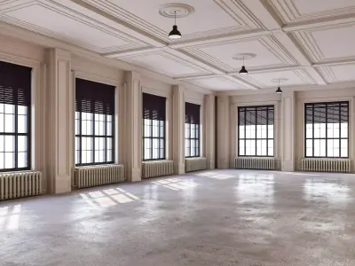 Loft interior 8 3D model