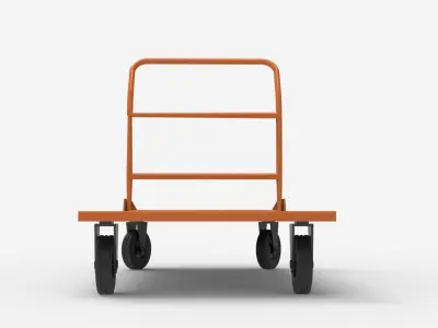 HANDCART 02-ORANGE 3D model